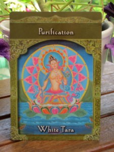 purification white tara oracle card