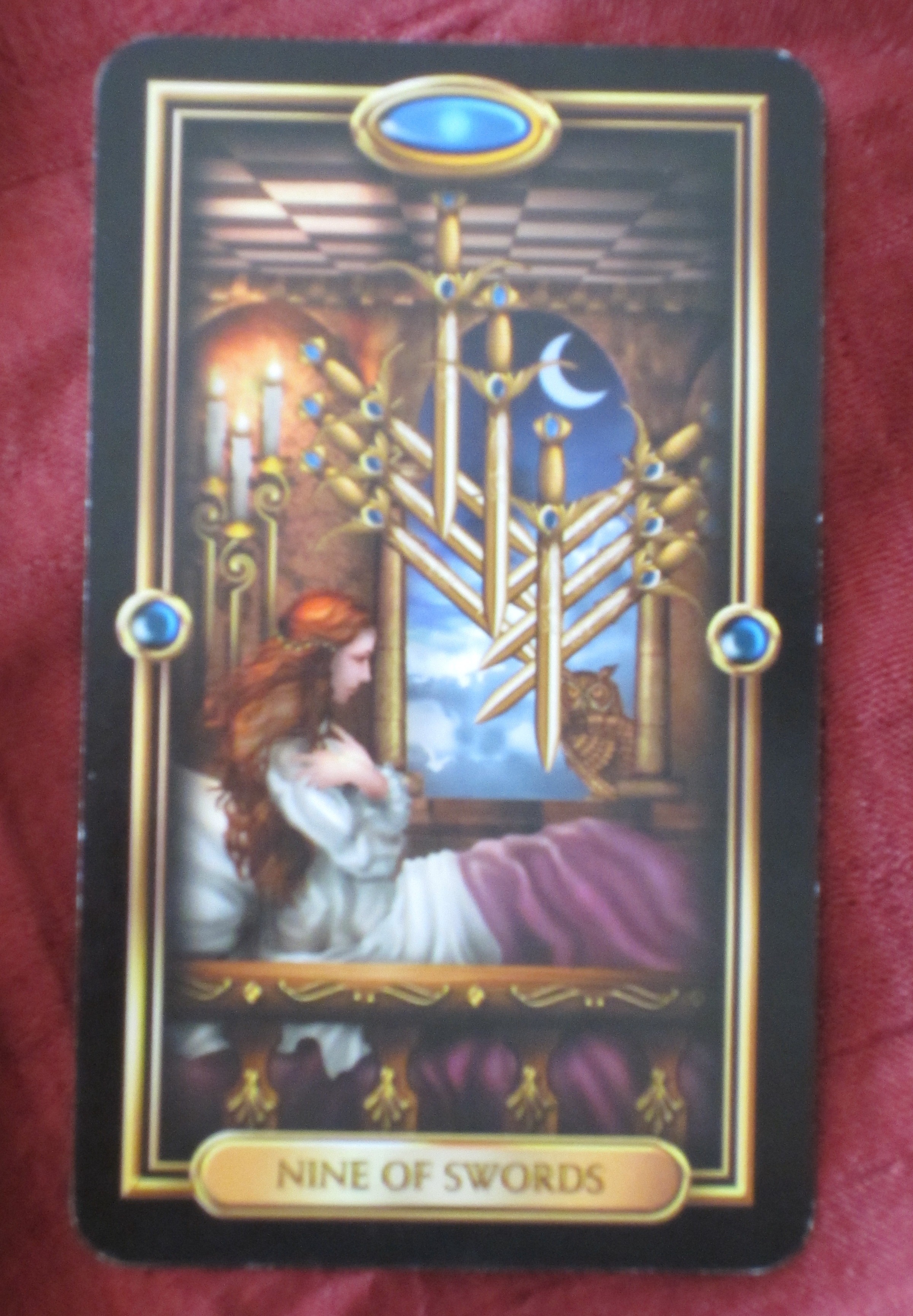 Nine Of Swords Tarot Card For Thursday Daily Tarot Girl