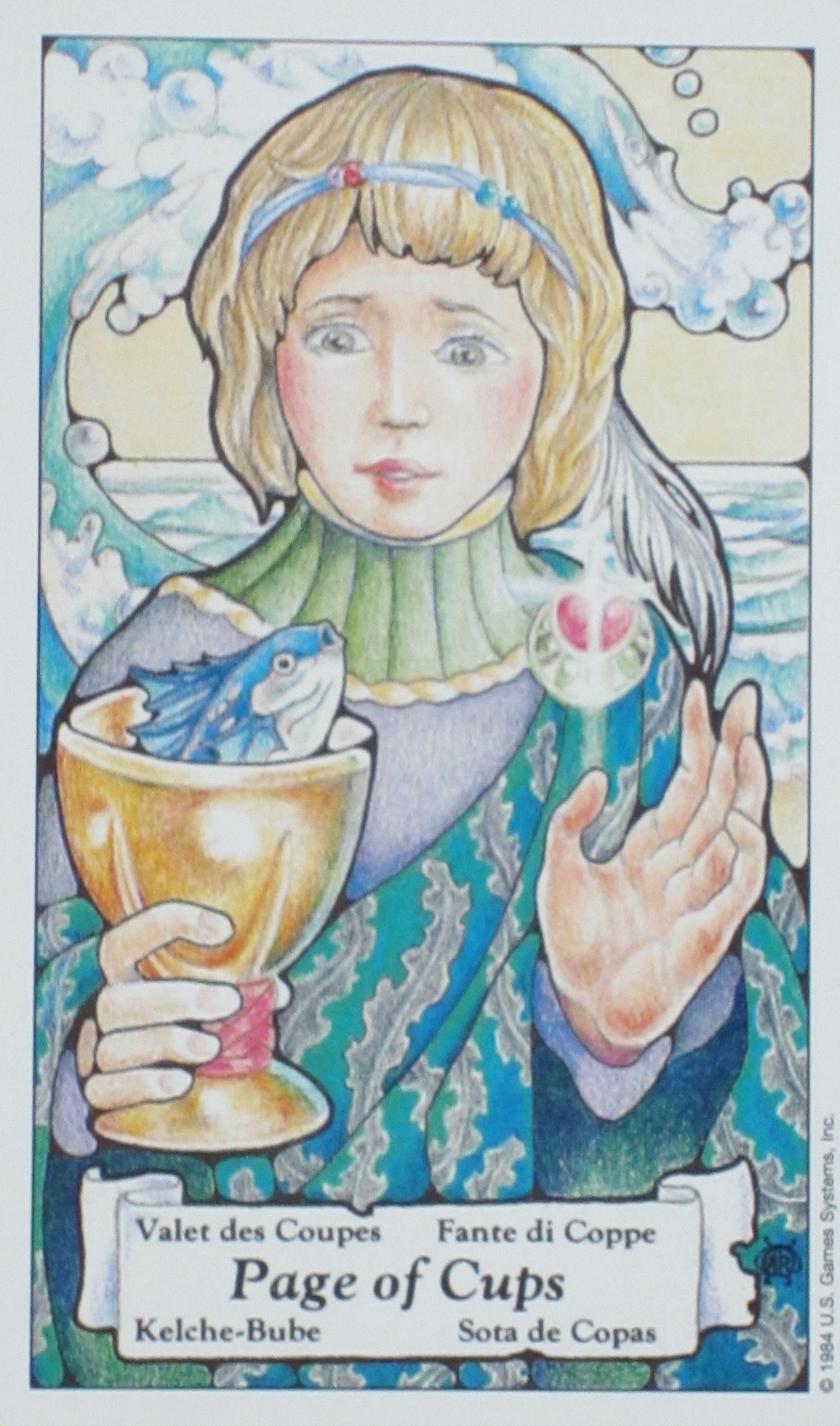 Page Of Cups Tarot Card For Wednesday Daily Tarot Girl