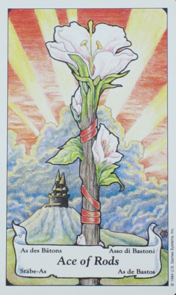 Карта ace of wands